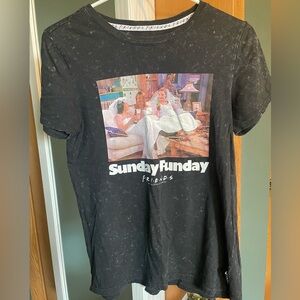 FRIENDS Black Graphic T-Shirt